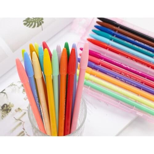 Monami 3000 Felt Tip Drawing Pen 0.3mm Watercolor Pen Fineliner Scrapbook Color Ink Design Pen Cute Stationary Kawaii