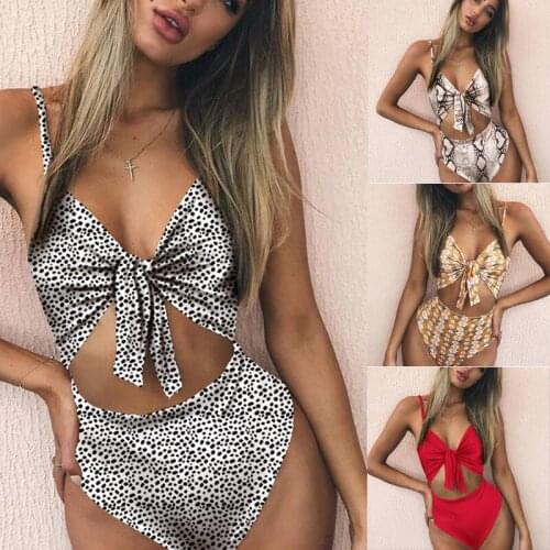 Leopard One Piece Women Snake New Plus Size Swimwear Bathing Suit Sexy Biquini with Maillot De Bain Femme 2019 Swimsuit Swimming