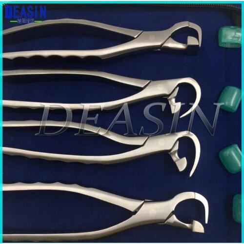 Dental pliers German extraction forceps set Adult dental extraction forceps with silicone protection
