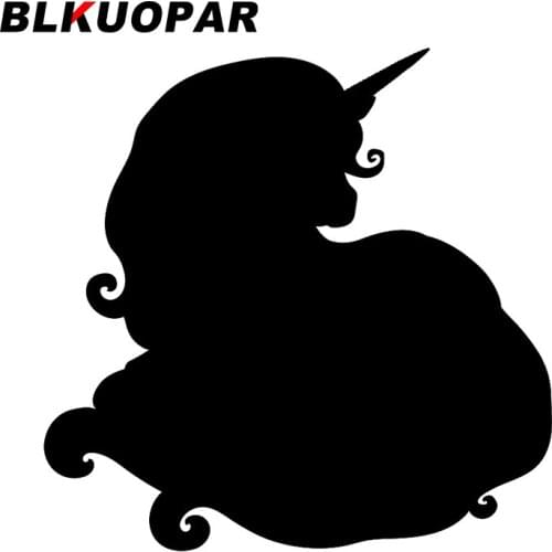 BLKUOPAR for Unicorn Decals Vinyl Car Stickers Campervan Waterproof JTR Refrigerator Sunscreen Suitcase Funny Decoration