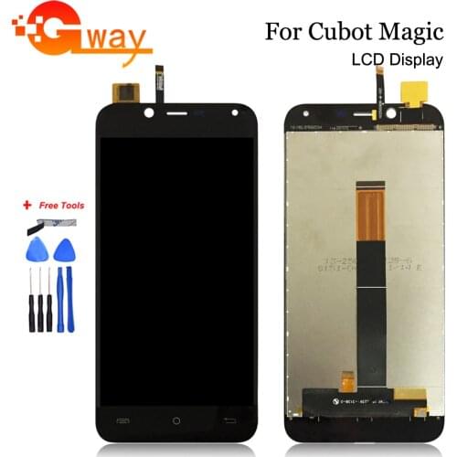 5.0" For Cubot Magic LCD Display+Touch Screen 100% Tested Screen Digitizer Assembly For Cubot Magic LCD Replacement+Free Tools