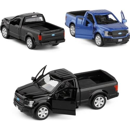 1:36 Pickup Truck Car Model Rear Wheel Pull Back 5 Inch Simulation Die-Cast Alloy Car Truck Childrens Toys Birthday Gift