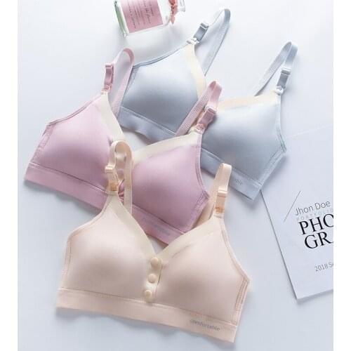 248# Summer Thin Cotton Maternity Nursing Bras Breastfeeding Underwear Clothes for Pregnant Women Soft Pregnancy Feeding Bras