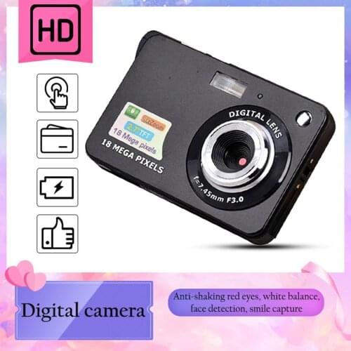 2.7" HD 720P 18MP ZOOM Mini Digital Camera DV Video Kids Camcorder Anti-Shake Photo Camera Kids Gift