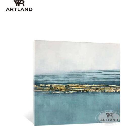 Cuadros декор для дома room decoration Handmade acrylic oil painting on canvas gold landscape wall art poster for living room