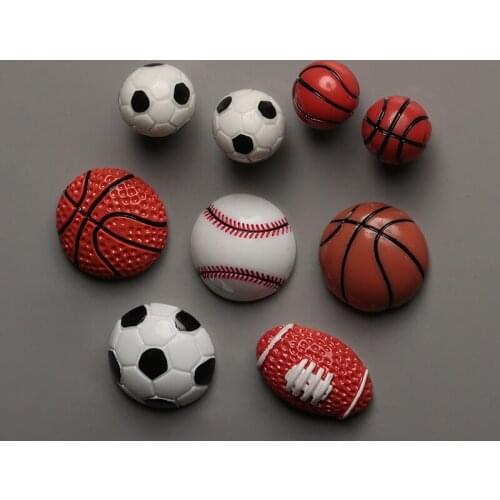 Football Basketball Baseball Football Refrigerator Magnetic Sticker Cartoon Cute Refrige Magnets Family Decorative Gift