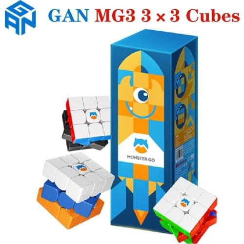 GAN Monster Go Mg3 3X3X3 Cube MonsterGo Magic Cube Puzzle 3x3 Speed Cubo Magico Professional Gans Cubes Puzzle Game Gift Toys