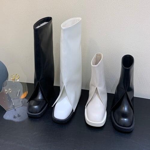 INS Women Ankle Boots Fashion Platform Warm Winter Shoes Woman Thick Bottom Personaly Lady Casual Daily Footwear Winter Boots