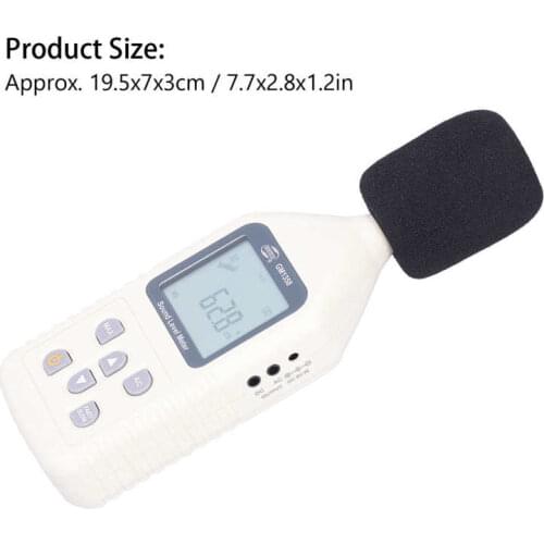 GM1358 Decibel Meter Sound Level Tester Noise Meter with Backlight for Indoor Outdoor