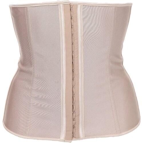 New Plus Size XS-6XL Sexy Corset Bustiers Apricot Waist Shaper Tummy Slimmer Underbust Bustiers Waist Cincher Lingerie W582839E