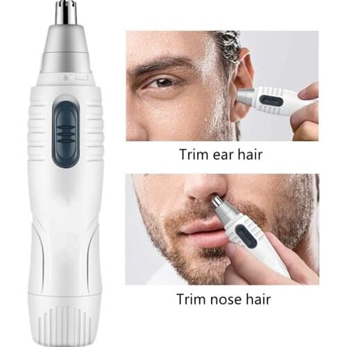 Mens Electric Nose Hair Trimmer Ear Hair Clipper Professional Painless Facial Hair Eyebrow Trimmer for Women Hair Removal Razor