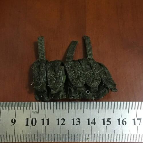 1/6 Scale SH08 US Special Forces Male Soldier Gun Bag Man Spare Rifle Clip for 12" Action Figure Body Accessories