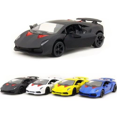 KINSMART DieCast Metal Model/1:38 Scale/Sesto Elemento Toy Super Car/Pull Back Educational Collection/Gift For Children