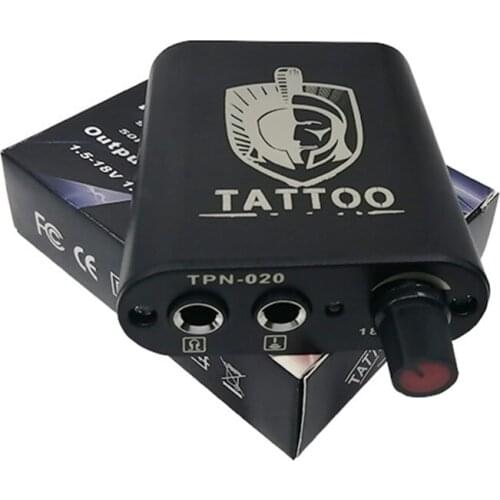 Mini Tattoo Power Supply Kit For Rotary Tattoo Machine With Power Cord EU Plug/US Plug 100V-240V Professional