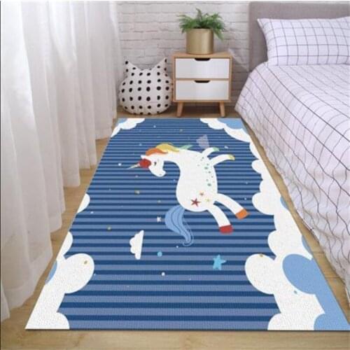 Cartoon Style Doormat Christmas Carpets For Living Room Bedroom Area Rug Kids Room Decor Anti-Slip Carpet Mat Bedside Floor Home