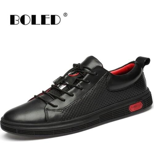 Spring Mesh Men Shoes Sneakers High Quality Casual Walking Shoes Men Breathable Lace-Up Natural Leather Men Flats Shoes
