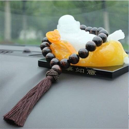 2021 new wooden buddha 21 beads car interior pendant for Kia Rio K2 K3 K5 K4 Cerato,Soul,Forte,Sportage R,SORENTO,Mohave,OPTIMA