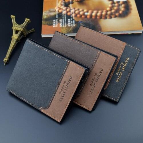 New Mens Wallet Short Fashionable Color Thin Frosted Wallet Large Capacity Zipper Horizontal Style Soft Wallet