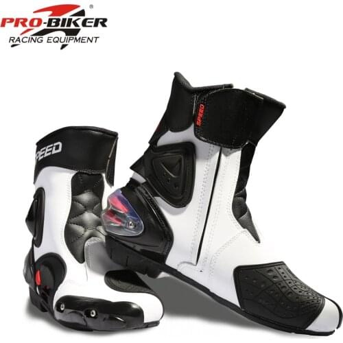 New style cycling leather boots motorcycle boots Racing Off-road Boots riding boots waterproof windproof