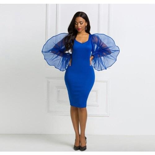 Ossizoue V-neck Women Dresses