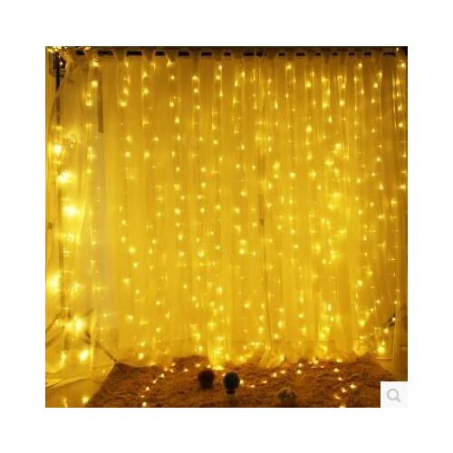 Christmas!6x3M Garland LED Christmas Lights Outdoor Decoration LED Curtain String Fairy Light For Holiday Wedding Luzes de Natal