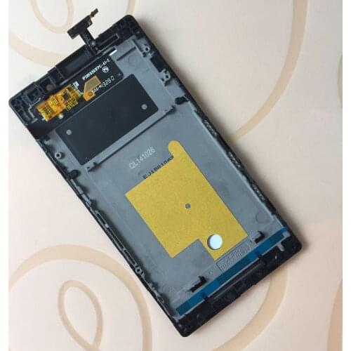For Sony For Xperia C S39H S39 C2304 C2305 Touch Screen Digitizer Sensor + LCD Display Monitor Screen Panel Assembly With Frame