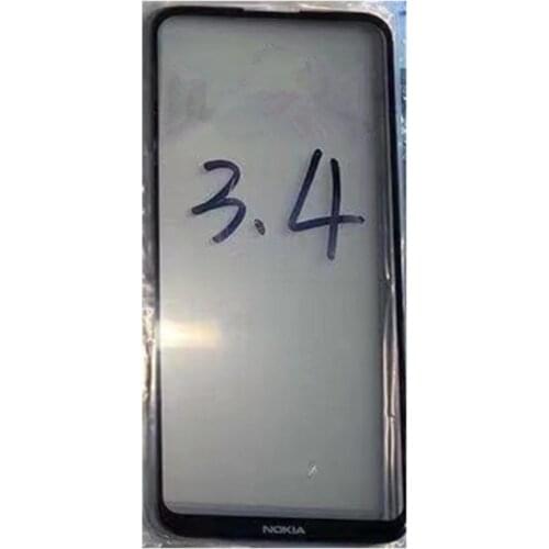 Outer Screen For Nokia 3.4 Nokia3.4 Front Touch Panel LCD Display Screen Out Glass Cover Lens Phone Repair Replace Parts