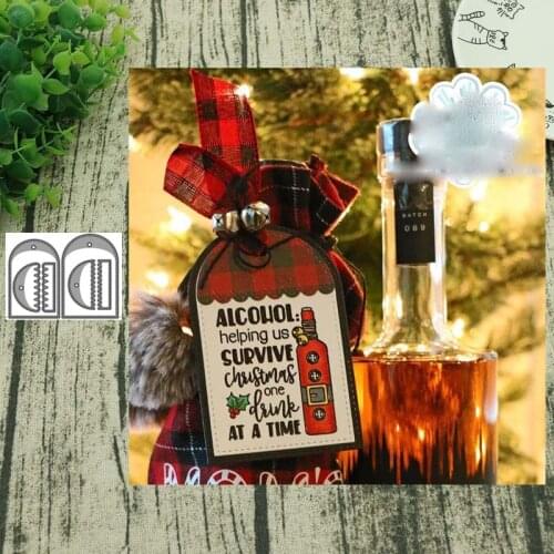 Rounded tag Metal Cutting Dies cut die mold decoration Scrapbooking paper craft mould punch stencils