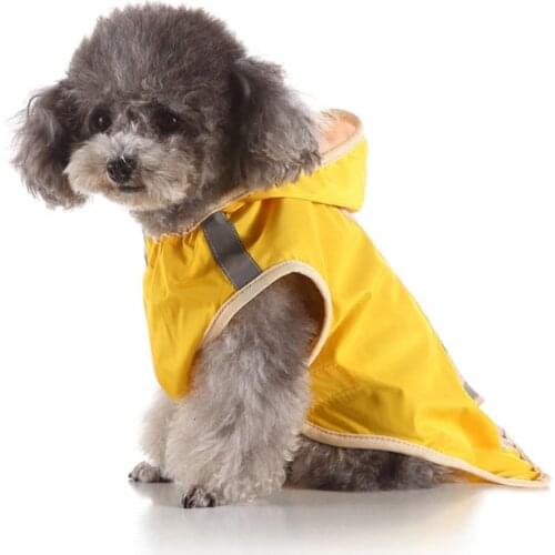 Pet Supplies Large Dog Raincoat Waterproof Labrador Clothes for Dogs Raincoat Fashion Big Small Yorkshire Terrier Dog Raincoat