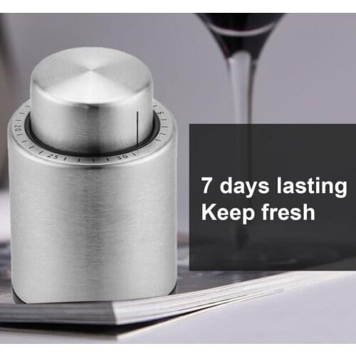 2021 Wine Stopper Mini Easy to Use ABS Vacuum Press Beer Bottle Plug for Bar Club Party Fresh Wine Bottle Stopper Wholesale