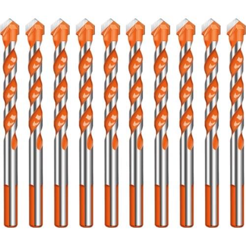 4/5/10 Pcs Ultimate Drill Bits Twist Drill Head Wall Ceramic Glass Punching Hole Working 3/4/5/6/8/10/12mm