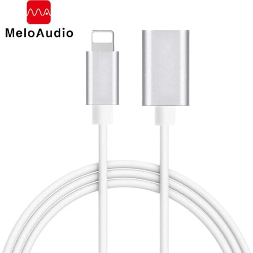 8Pin Interface Extension Cable 1m Male to Female TPE Extender For iPhone iPad iPod Charging Adapter Passing Audio Video Data
