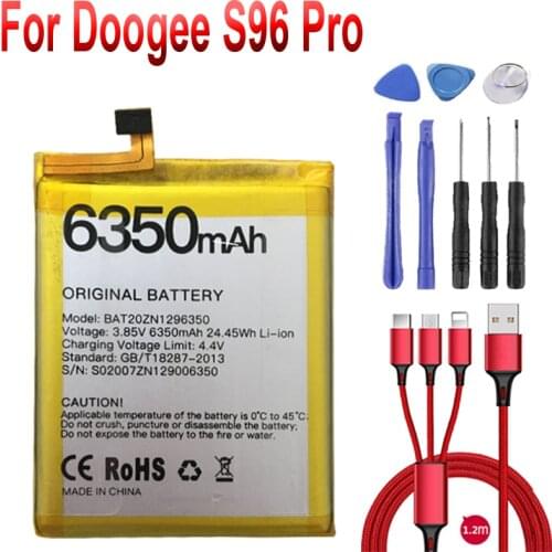 S96 Pro 6350mAh Battery for DOOGEE S96 Pro Batteries