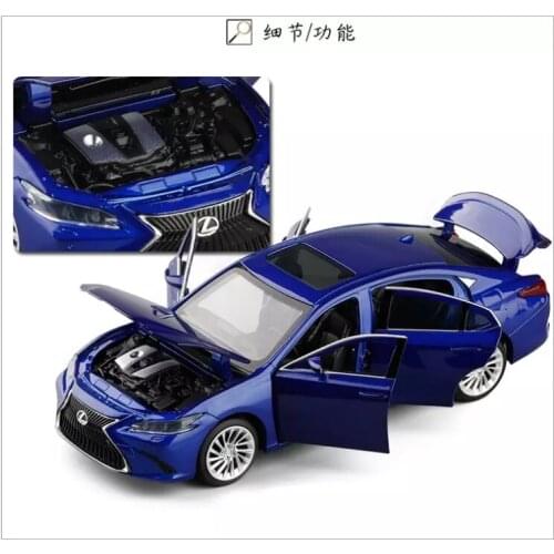 1: 32 Lexus ES300 six car steering shock absorber alloy car model acousto optic simulation car model toy