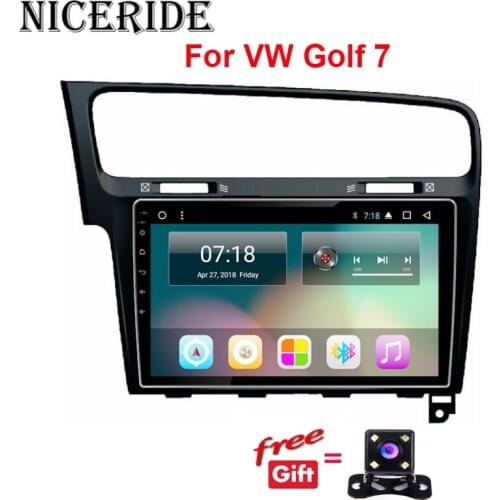 Touch Screen 10" Android 8.1 Car GPS Radio Multimedia Player for VW Golf 7 2013 2014 2015 2016 2017 Head Unit Stereo Wifi BT