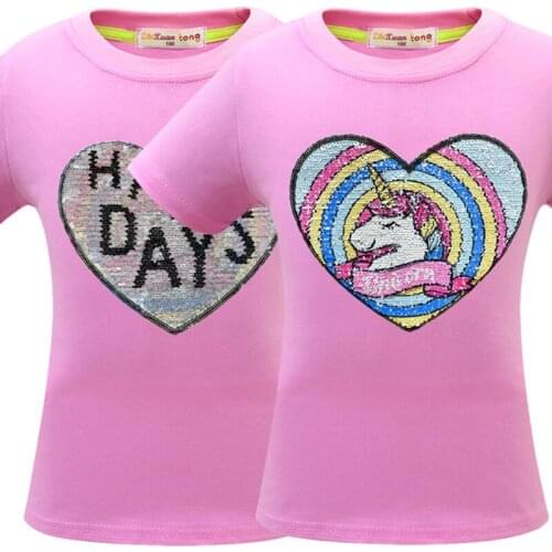 JEENSISOME Girls' Printed T-Shirts