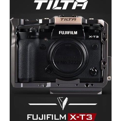 TILTA Cage for Fujifilm XT3 X T3 and X-T2 DSLR Camera Handle Grip fujifilm xt3 Cage Case Accessories VS SmallRig Cage