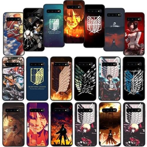 Levi Ackerman Attack on Titan Soft Cover Case for Samsung Galaxy Note 10 20 Ultra S10 Plus S10e Lite