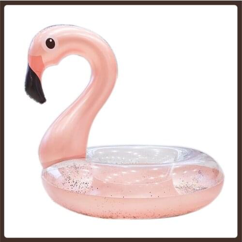 Floaties Flamingo Swimming Ring Adults Pink Inflatable Float Chair Island Toy Inflatables Flotador Pool Party Decoration AA50YQ