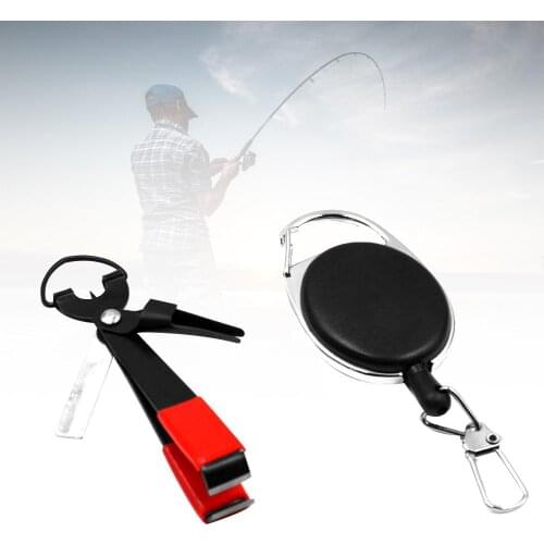 Fly Fishing Quick Knot Tool Fast Knotter Line Clipper with Retractable Key Chain