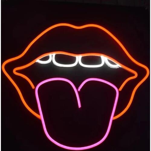 Neon Light Led Sign Letreros Luminosos Lamp Billiards Darts Mouths Bar Pub Store Sign Games Party Decoration Display