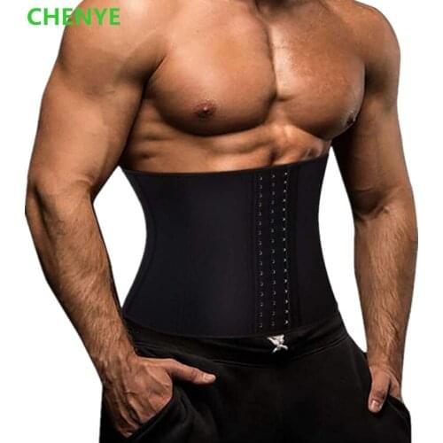 2020 Newest Neoprene Man Shaper Male Waist Trainer Cincher Corset Male Body Modeling Belt Tummy Slimming Strap Fitness Shapewear