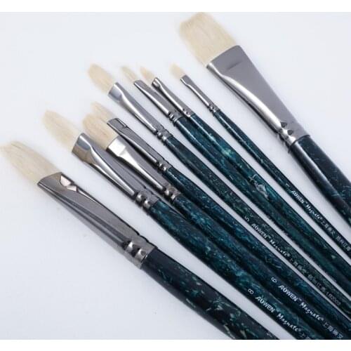 AOWEN 2002 Profession Painting Brushes Art Painting Brushes Artistic Watercolor Brush Set for Gouache Wash Mop Art Painting