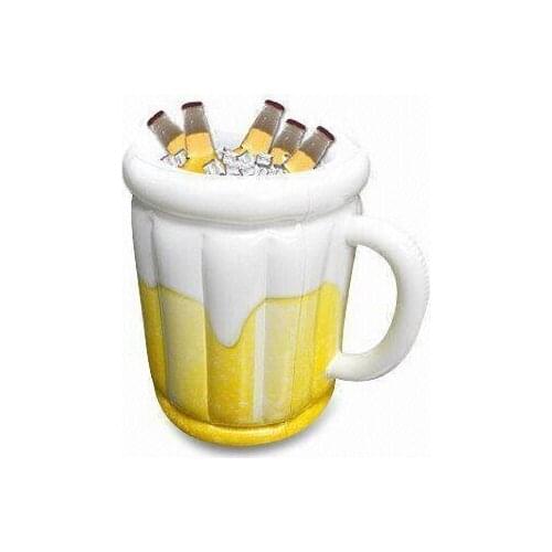 PVC Inflatable Ice Bucket Beer Steins In Outdoor Beer Chiller for Freezer Drink as a Wine Bucket and Plastic Beer Cooler