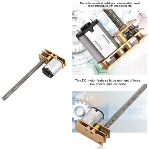 Gear Motor 12V Gear Motor 1024GA20 Thread Flip N20 Gear Motor M4 (12V) Promotion
