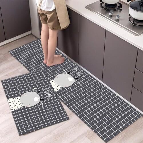Modern Kichen Carpets Mat Non-slip Water Absorption Bath Mats Area Rugs Living Room Balcony Outdoor Entrance Doormat Floor Mats