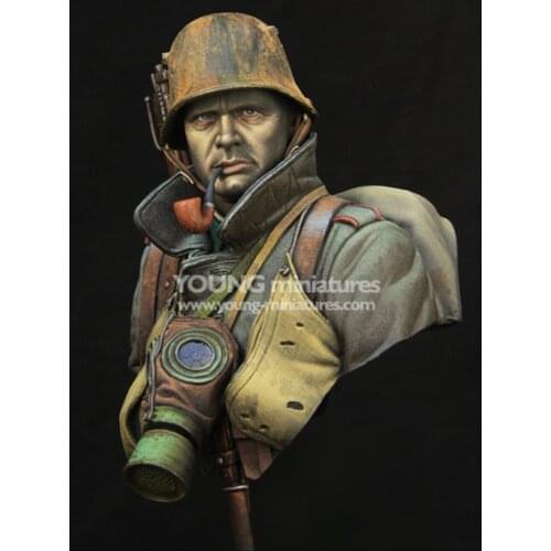 1/10 Resin Figure Bust First World War Assault Force Soldier Model X15