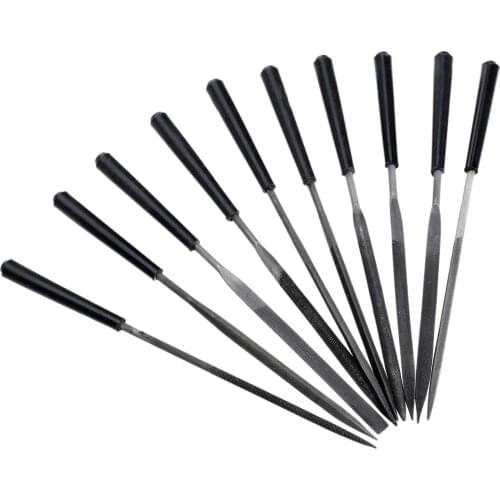 10Pc 3x140mm Assorted Diamond File Needle File Set Wood Rasp Hand Tools for Ceramic Glass Gem Wood Carving Craft lima para metal