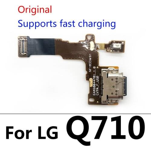 10Pcs/Lot, Charger Board PCB Flex For LG Stylo 4 Q710 Q710MS Q710CS L713DL USB Port Connector Dock Charging Ribbon Cable