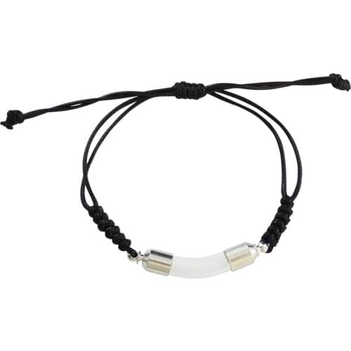 2PCS Name On Rice Art Bracelet Perfume oil vials Premade Woven Cotton Bracelet with Name On Rice Grain Unique Gifts